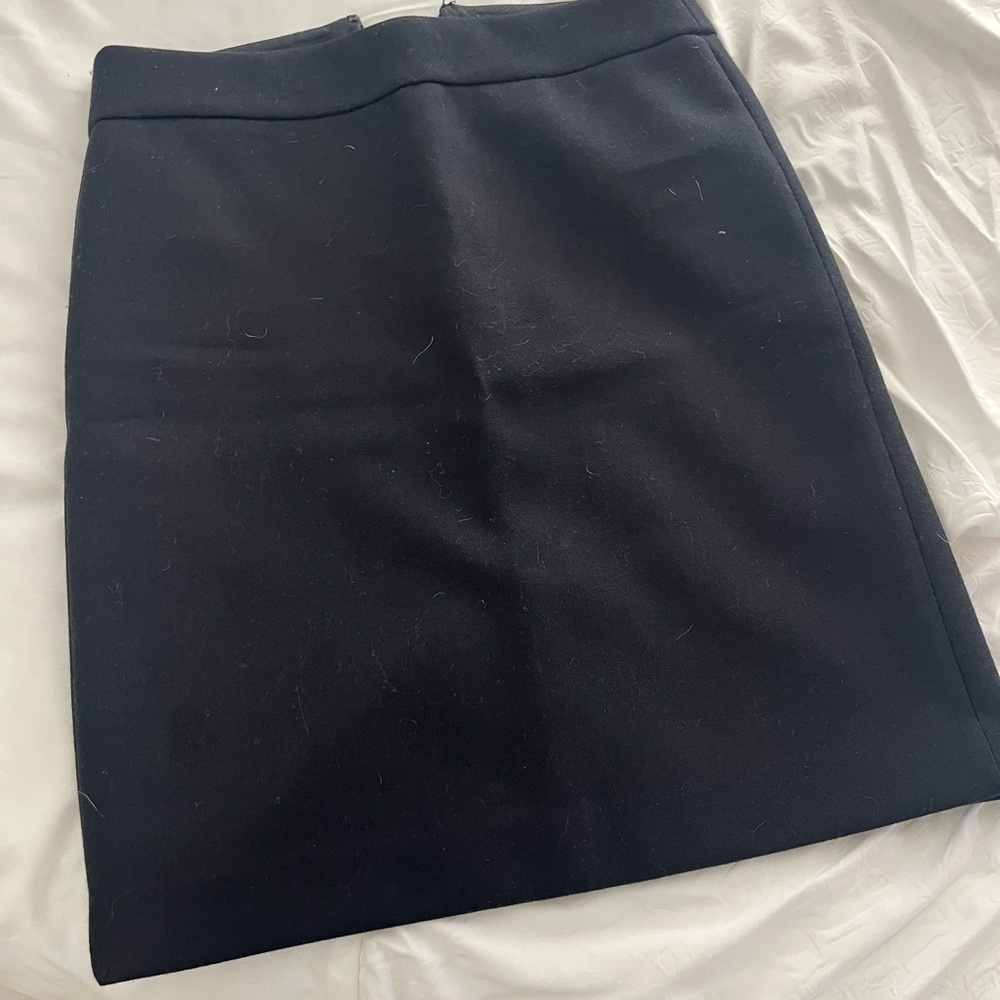 J. Crew Black Pencil Skirt Knee-Length Work